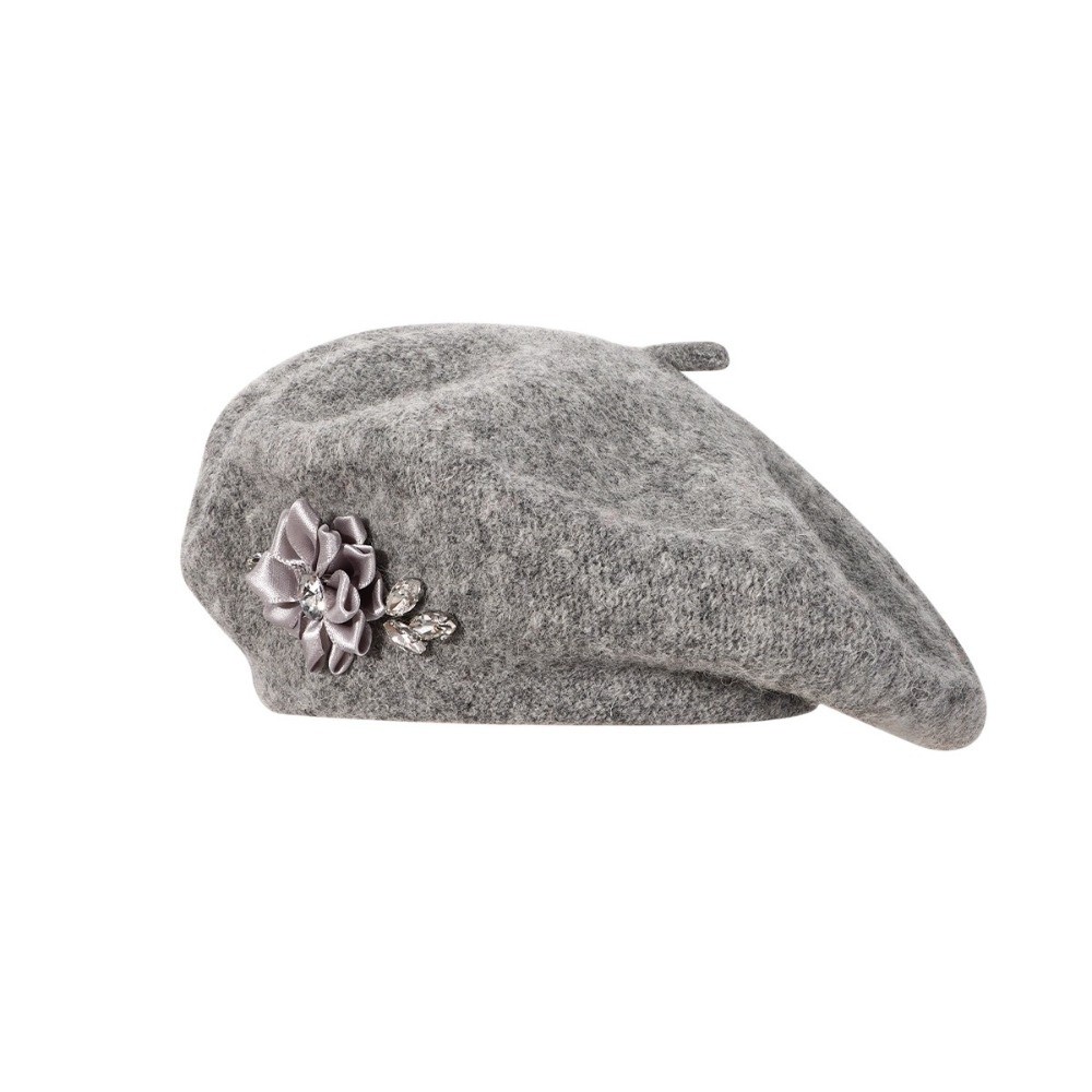 Elegant Solid Color Wool Beret - Beret French Wool ulasan dan harga