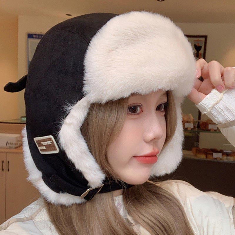 Thick Warm Russian Ushanka Fur - Winter Trapper Hat ulasan dan harga