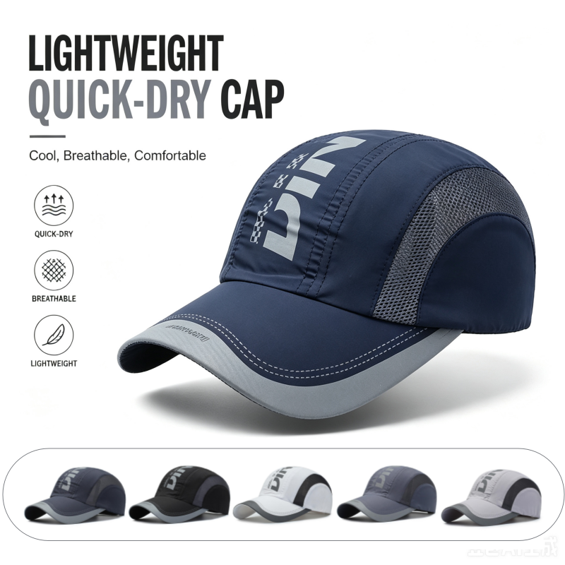 Quick Dry Sport Cap Men Lightw - Running Cap Lightweight ulasan dan harga