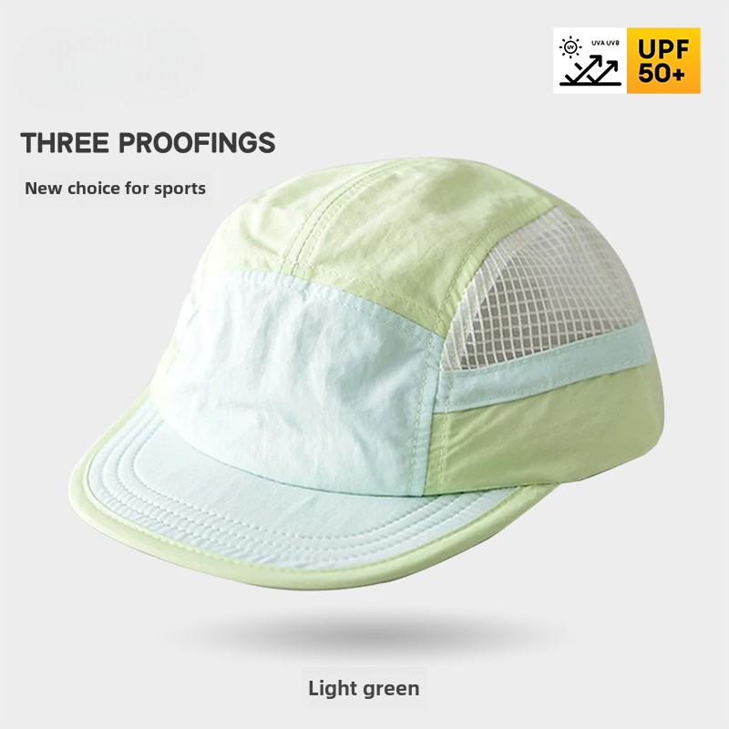 Color-Blocked Quick-drying Bas - Running Cap Lightweight ulasan dan harga
