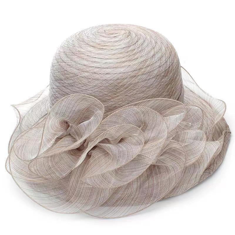 Women's Transparent Gauze Sun  - Sun Hat Wide Brim ulasan dan harga