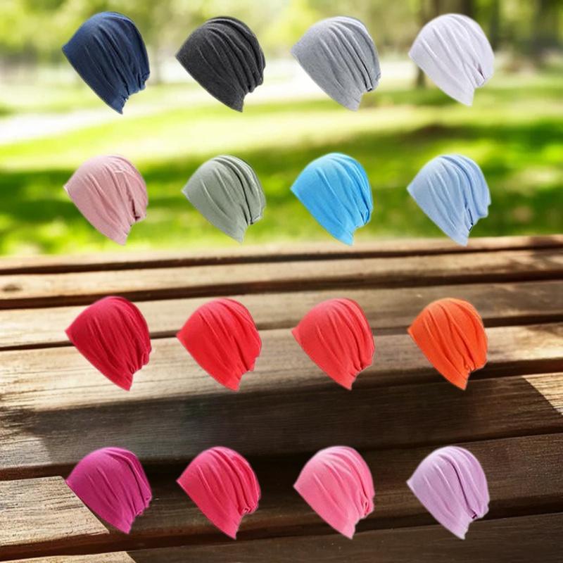 1Pieces Cotton Slouchy Beanie  - Running Cap Lightweight ulasan dan harga