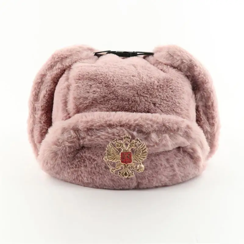 Soviet Badge Ushanka Men&Women - Winter Trapper Hat ulasan dan harga
