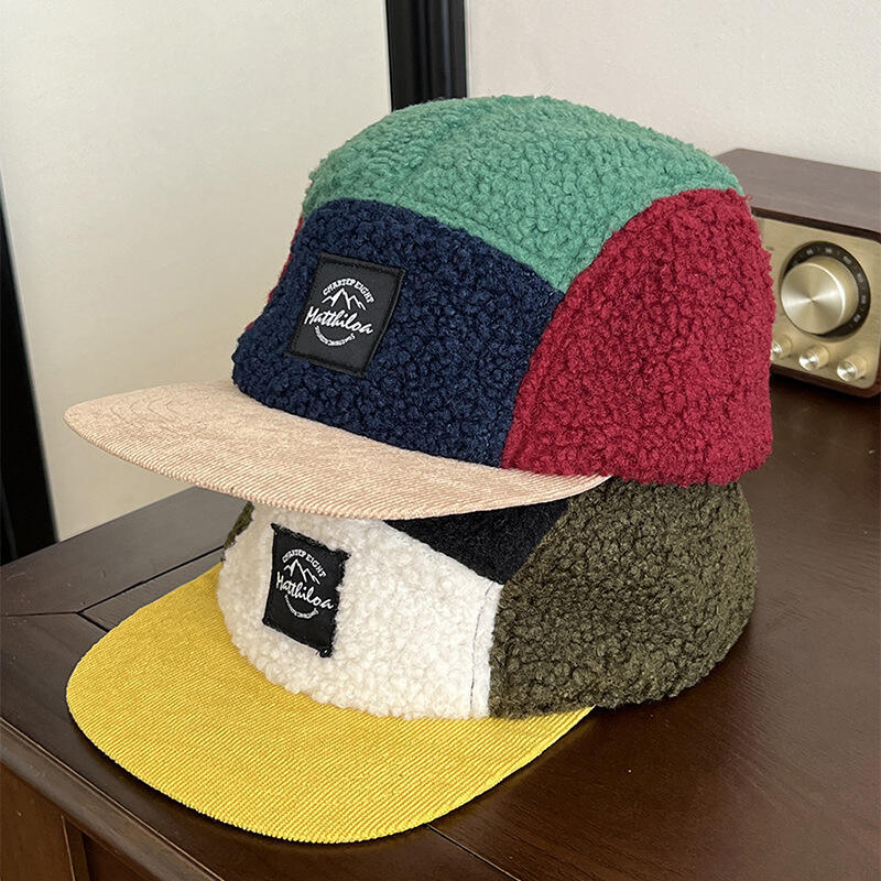 5 Panel Retro Fleece Cap for M - Corduroy Cap 5 Panel ulasan dan harga