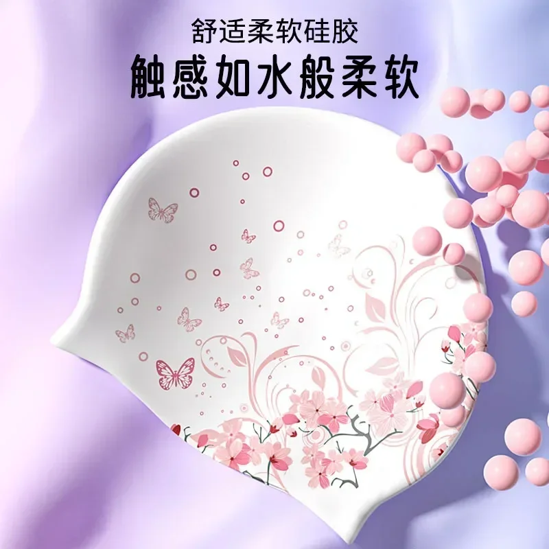 Waterproof Silicone Swimming C - Swim Hat Silicone ulasan dan harga
